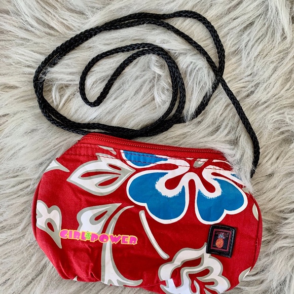 triangl swimwear Handbags - Triangle Hawaiian Floral Crossbody Beach Mini